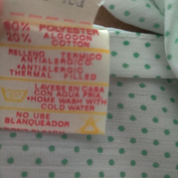 Maipepa Vintage Hanging Diaper Stacker Holder Nursery Quilted Lamb Ruffle Trim - Picture 7 of 8